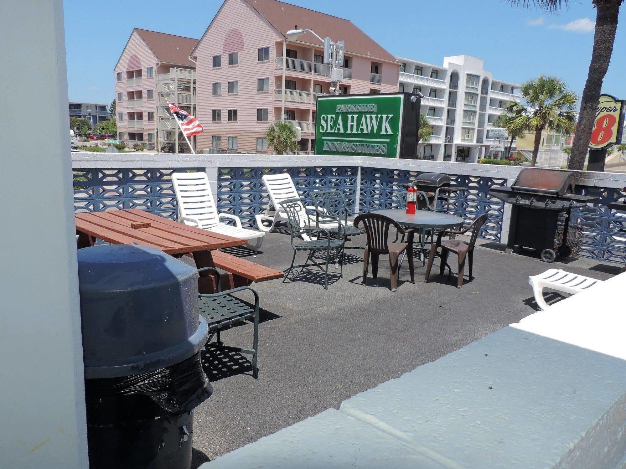 Sea Hawk Oceanfront Motel Миртъл Бийч Екстериор снимка